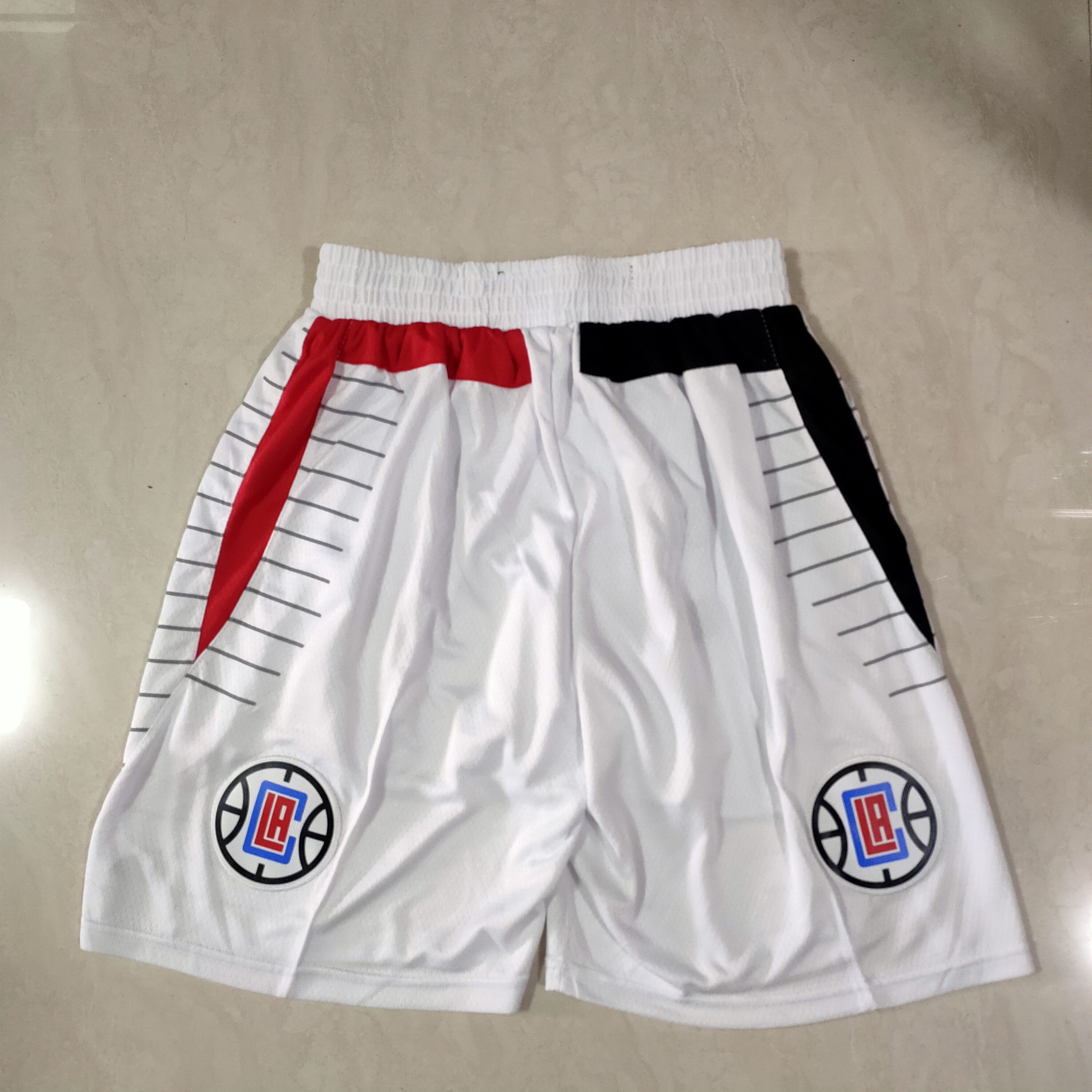 Men NBA Los Angeles Clippers White Shorts 0416->los angeles clippers->NBA Jersey